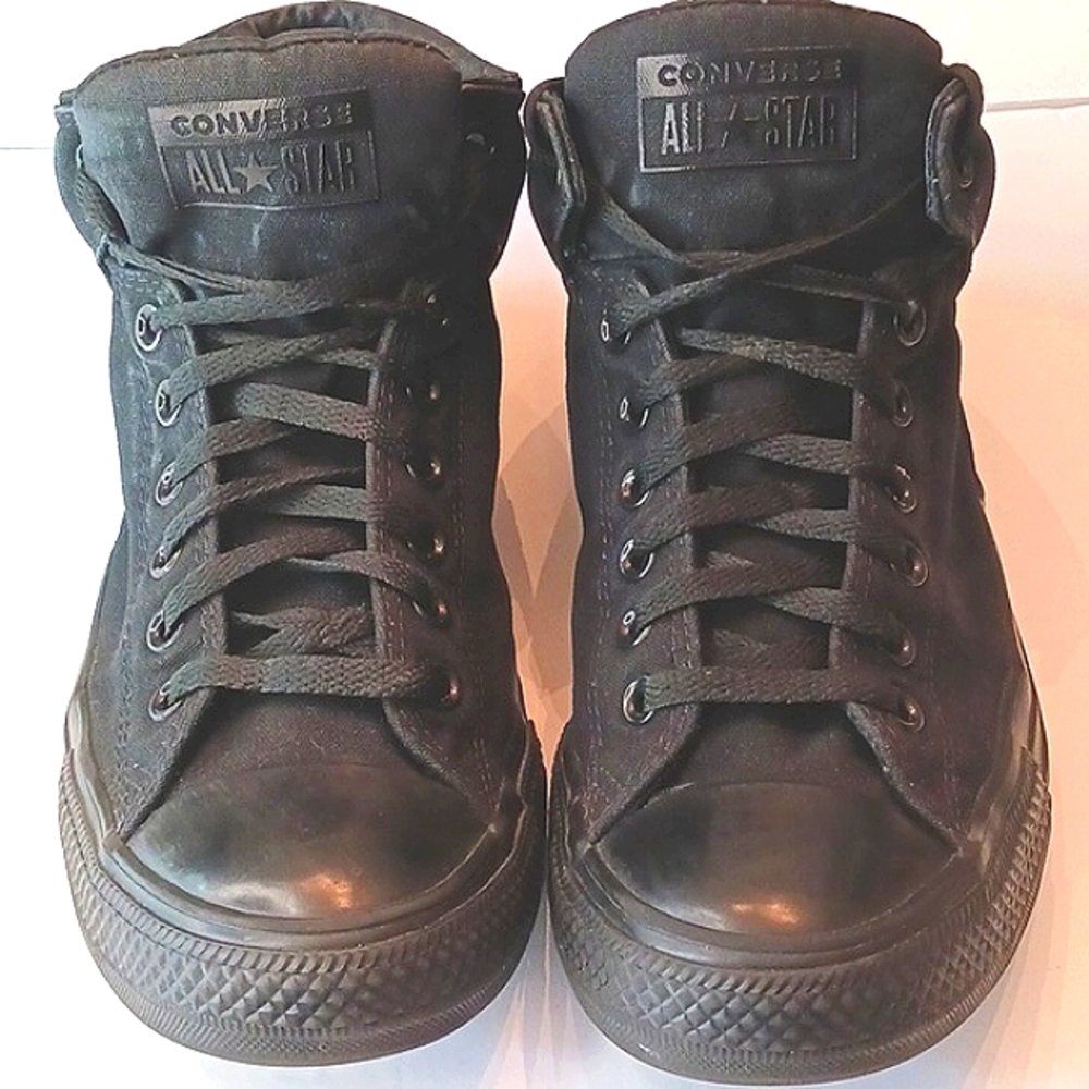 CONVERSE Chuck Taylor All Star High Top Triple Black Size Men 10.5 Unisex